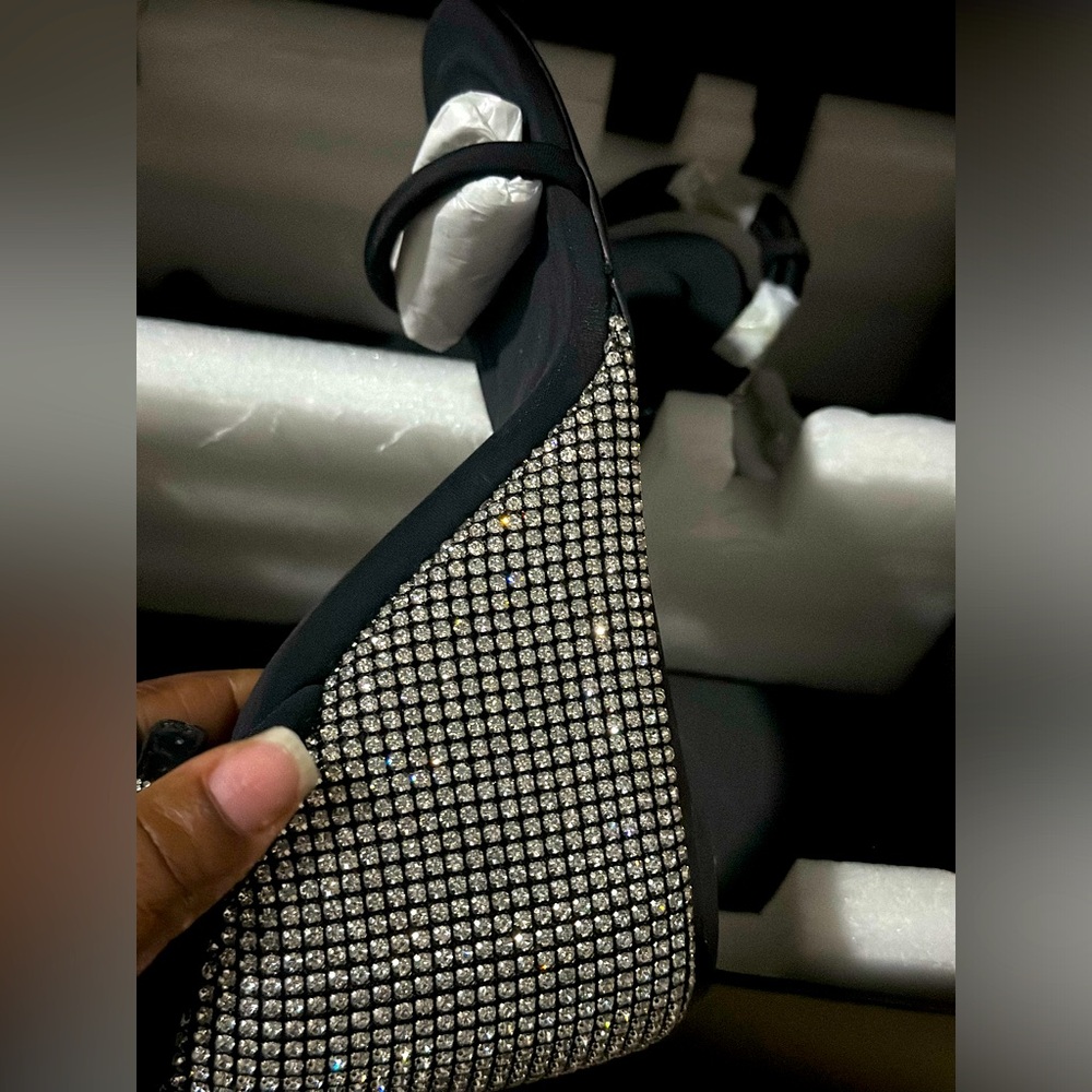 Authentic Alexander Wang crystal wedge.